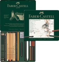 Faber Castell FC-112976 Pitt Monochrome Set Faber-Castell 21-delig Medium - thumbnail