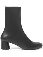 Proenza Schouler bottines en cuir à talon sculpté - Noir