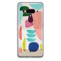 Bold Rounded Shapes: HTC U12+ Transparant Hoesje