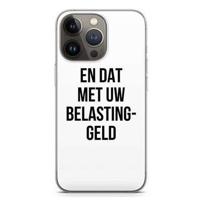 Belastinggeld: iPhone 13 Pro Transparant Hoesje