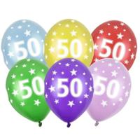 Verjaardagfeest Ballonnen - 50 jaar - 24x stuks - Abraham/Sarah