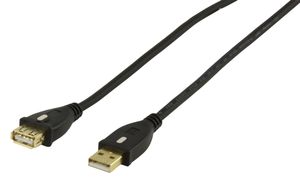 Hoge kwaliteit vergulde USB 2.0 verlengkabel [1.8/3m]