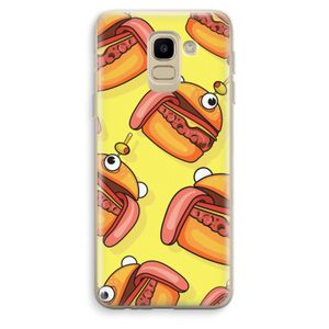 Hamburger: Samsung Galaxy J6 (2018) Transparant Hoesje