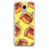 Hamburger: Samsung Galaxy J6 (2018) Transparant Hoesje