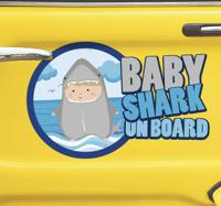 Auto sticker Baby Shark on board
