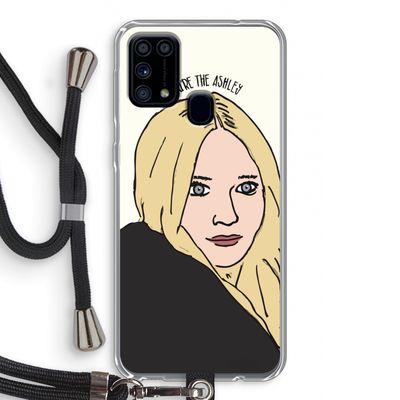 Ashley: Samsung Galaxy M31 Transparant Hoesje met koord