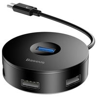 Baseus CAHUB-G01 interface hub USB 3.2 Gen 1 (3.1 Gen 1) Type-C 480 Mbit/s Zwart - thumbnail