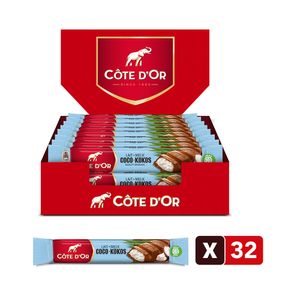 Côté d'Or chocoladerepen kokos melk - 44g x 32