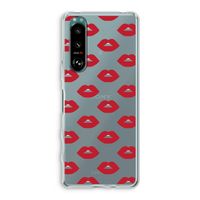 Lips: Sony Xperia 5 III Transparant Hoesje Lips: Sony Xperia 5 III Transparant Hoesje