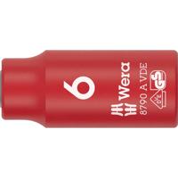 Wera 8790 A VDE 05005933001 Dop (zeskant) Dopsleutelinzetstuk 6 mm Wera 8790 A VDE 05005933001 Dop (zeskant) Dopsleutelinzetstuk 6 mm