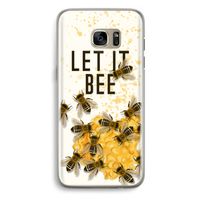 Let it bee: Samsung Galaxy S7 Edge Transparant Hoesje