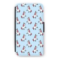 Eenhoorns overal: iPhone 12 mini Flip Hoesje