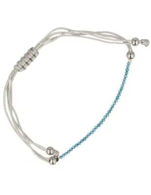 Edelsteen Armband London Blue Topaas (synthetisch) - Hartje Zomer - Love Gems