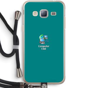 Win98: Samsung Galaxy J3 (2016) Transparant Hoesje met koord