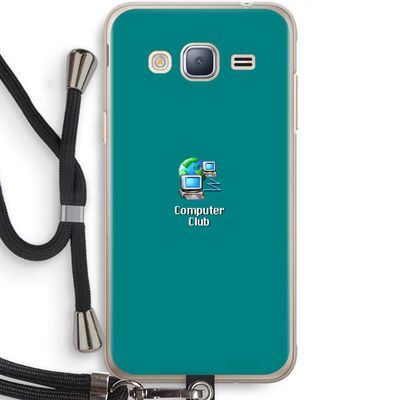 Win98: Samsung Galaxy J3 (2016) Transparant Hoesje met koord
