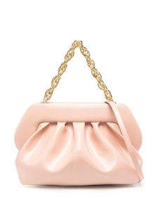 Themoirè sac porté épaule en cuir verni - Rose