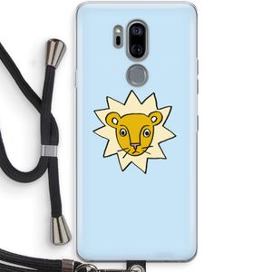 Kleine leeuw: LG G7 Thinq Transparant Hoesje met koord