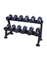 Dumbbellrack + PU dumbells 1 t/m 10 kg