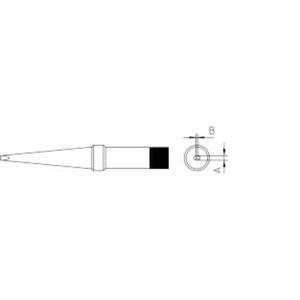 Weller 4PTL7-1 Soldeerpunt Langwerpige vorm Grootte soldeerpunt 2 mm Lengte soldeerpunt: 42 mm Inhoud: 1 stuk(s)