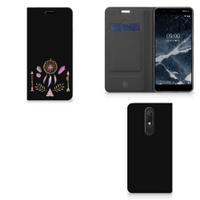 Nokia 5.1 (2018) Magnet Case Boho Dreamcatcher