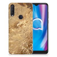 Alcatel 1S (2020) TPU Siliconen Hoesje Marmer Creme - thumbnail