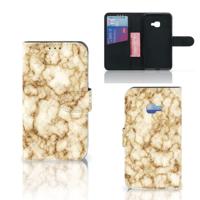 Samsung Galaxy Xcover 4 | Xcover 4s | Bookcase | Marmer Goud Samsung Galaxy Xcover 4 | Xcover 4s | Bookcase | Marmer Goud