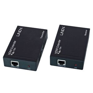 Lindy 38139 audio/video extender AV-zender & ontvanger Zwart