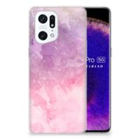 Smartphone hoesje OPPO Find X5 Pro Pink Purple Paint
