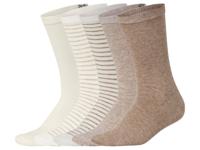 esmara 5 Paar sokken (crème/strepen/beige/licht beige, 39-42)