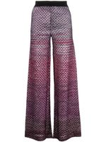 Missoni pantalon droit à sequins - Violet