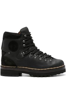 Polo Ralph Lauren bottines en cuir Alpine à lacets - Noir