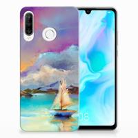 Smartphone hoesje Huawei P30 Lite Boat