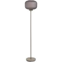 Leen Bakker - Vloerlamp Ella E27 - 150x30x30 Cm - Metaal - Taupe