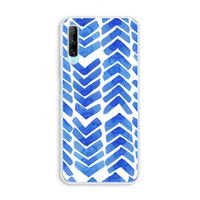 Blauwe pijlen: Huawei P Smart Pro Transparant Hoesje