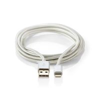 Nedis CCTB39300AL10 Data- En Oplaadkabel Apple Lightning 8-pins Male - Usb A Male 1,0 M Aluminium - thumbnail