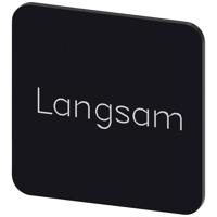 Siemens 3SU1900-0AF16-0AN0 3SU19000AF160AN0 Vierkant (b x h) 22 mm x 22 mm Langsam Zwart, Wit 10 stuk(s)