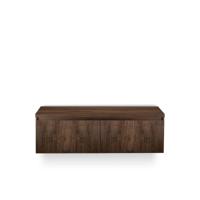 Frozen 3d Badmeubelset 140 cm - Greeplijst in kleur - Incl. Bovenblad Dark Oak