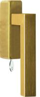 Formani Basics BSQ1-DKLOCK-O draaikiepgarnituur afsluitbaar - PVD mat goud