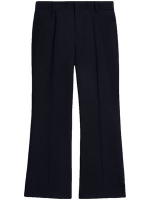 AMI Paris pantalon court à coupe évasée - Noir