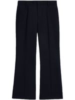 AMI Paris pantalon court à coupe évasée - Noir