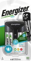 Energizer Pro ACU HR6 POW batterijlader + 2 AA 2000 mAh batterijen