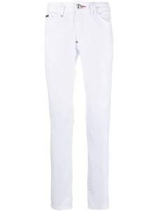 Philipp Plein jean à coupe slim - Blanc