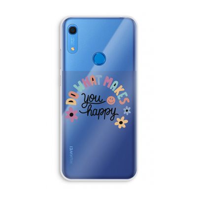 Happy days: Huawei Y6s Transparant Hoesje