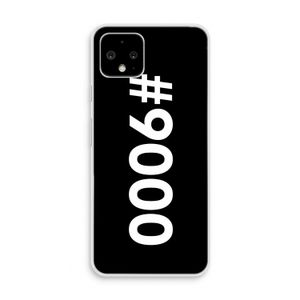 #9000: Pixel 4 Transparant Hoesje