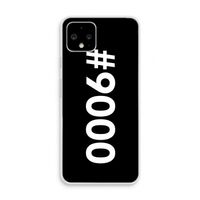 #9000: Pixel 4 Transparant Hoesje