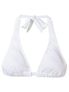 Amir Slama triangle bikini top - Blanc