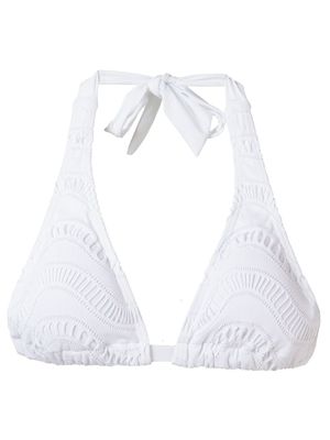 Amir Slama triangle bikini top - Blanc