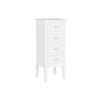 Ladekast Home ESPRIT Wit Romantiek 40 x 36 x 100 cm