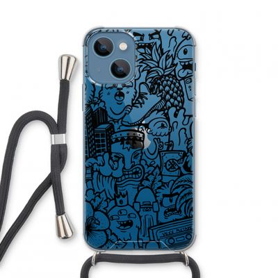 Vexx Black Mixtape: iPhone 13 mini Transparant Hoesje met koord