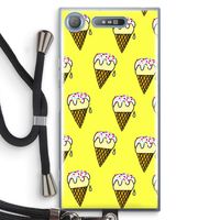 Isjes: Sony Xperia XZ1 Transparant Hoesje met koord